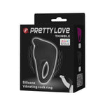 Inel vibrant din silicon Pretty Love Thimble 6 cm