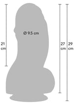 Dildo Fat Boys Hidden Desire din PVC, 27 cm