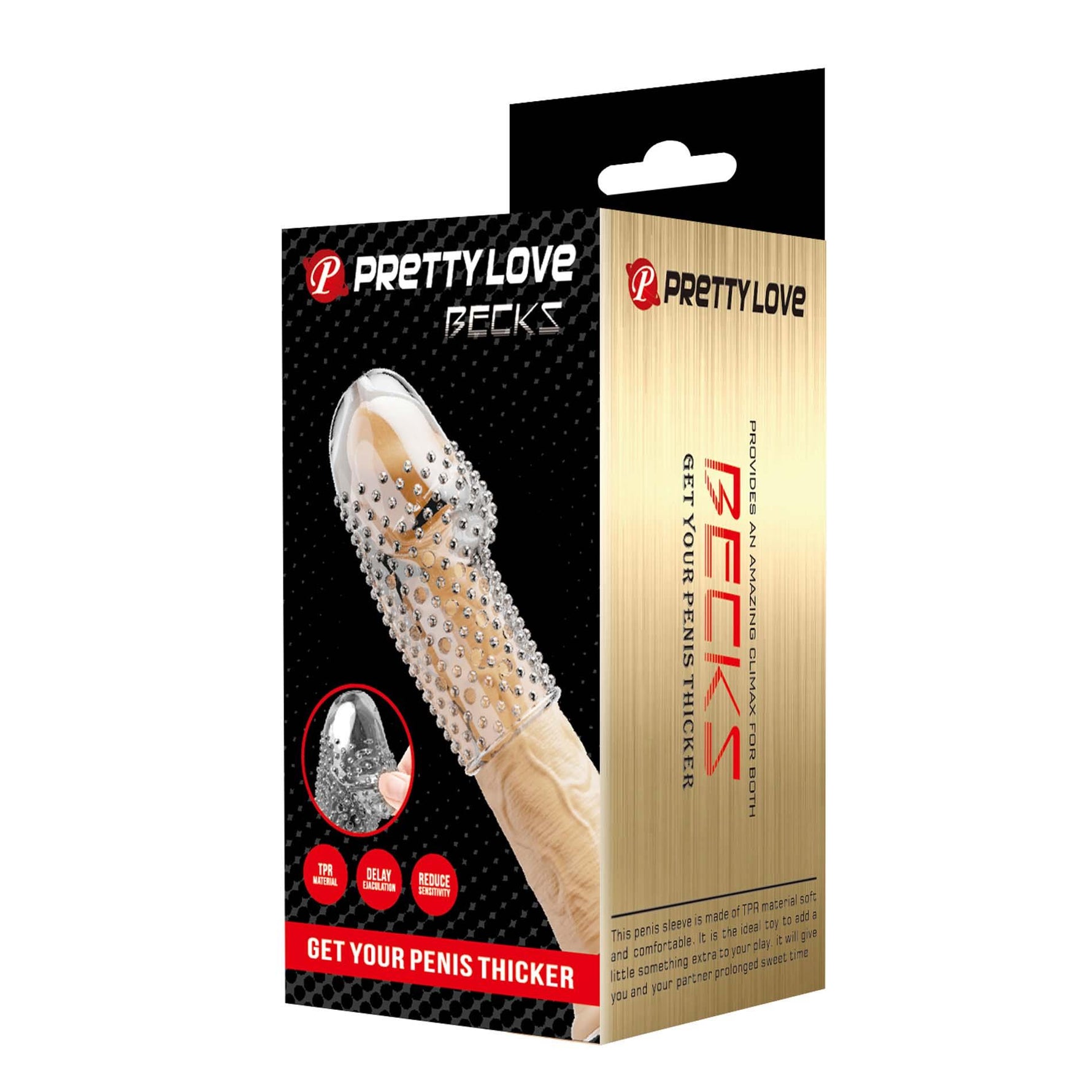 Pretty Love Becks Extensor de penis transparent