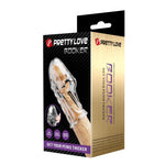 Manșon pentru penis Pretty Love Booker, transparent