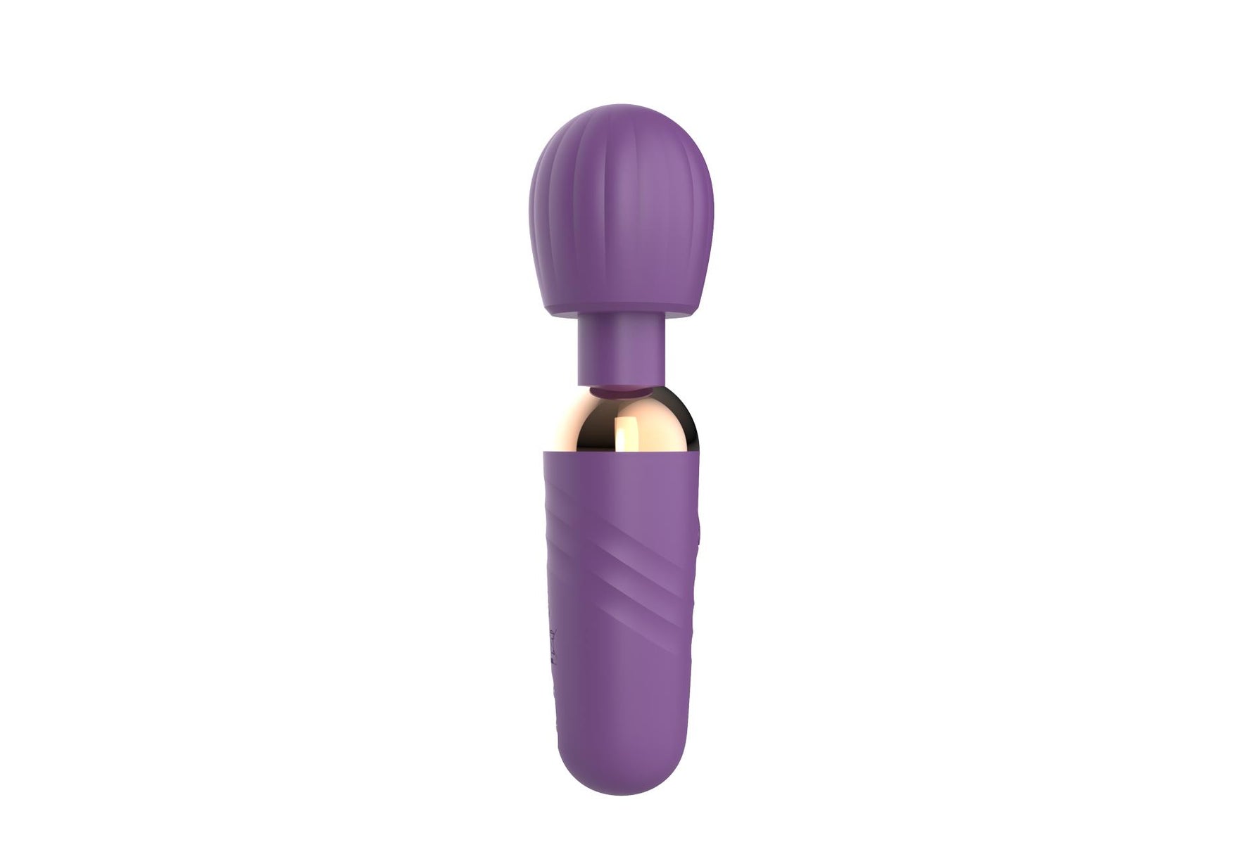 Stimulator Clitoridian Little Fairy Wand din Silicon, Violet, 14 cm