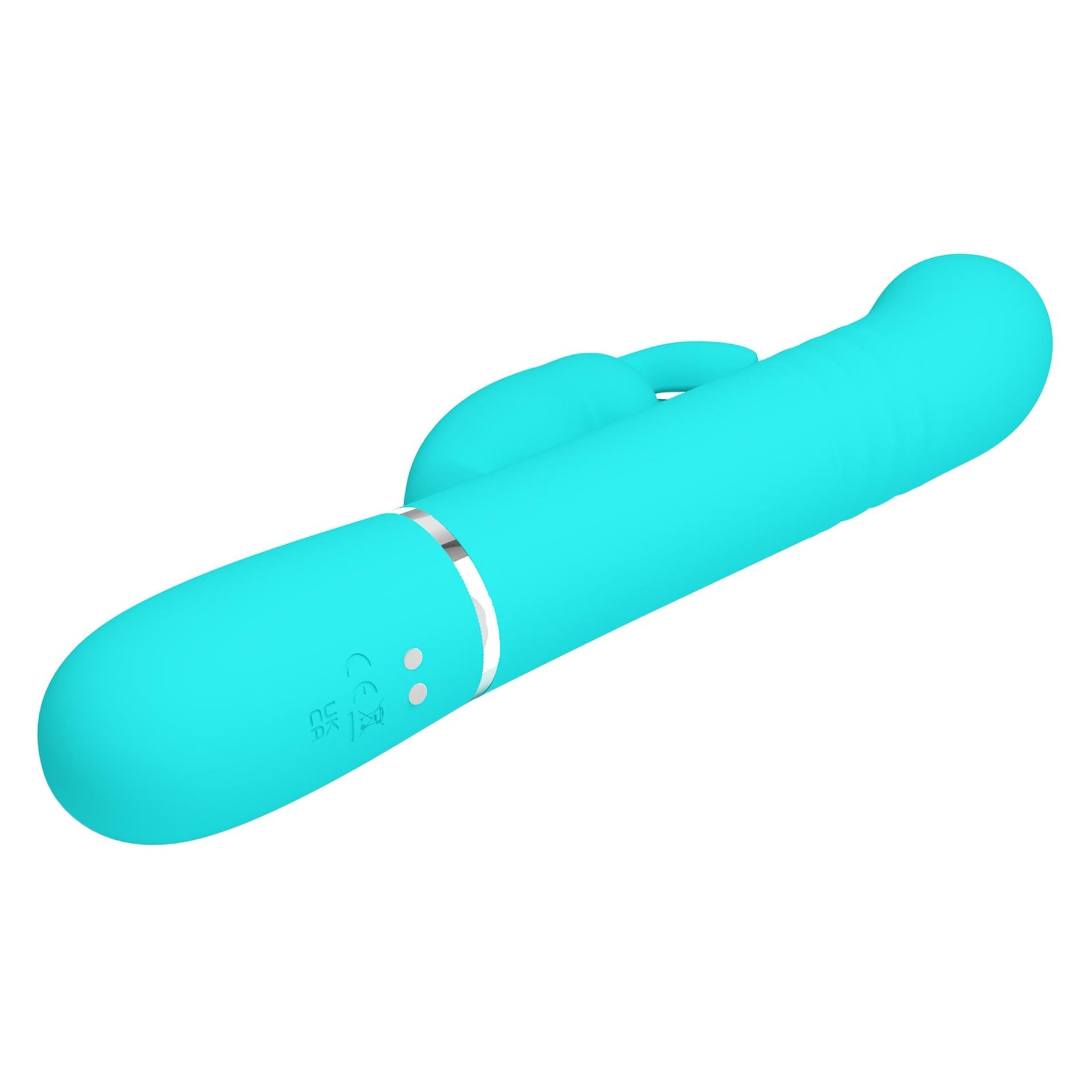 Vibrator Pretty Love Coale Twinkled Bunny cu 7 funcții de vibrație