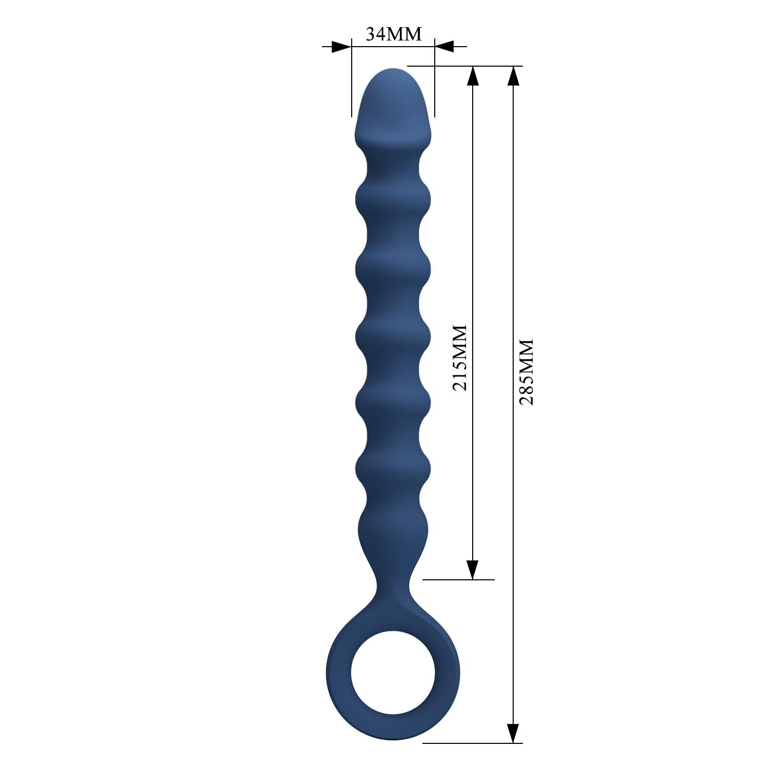 Tijă anală Mr Play George din silicon, impermeabilă, 28 cm