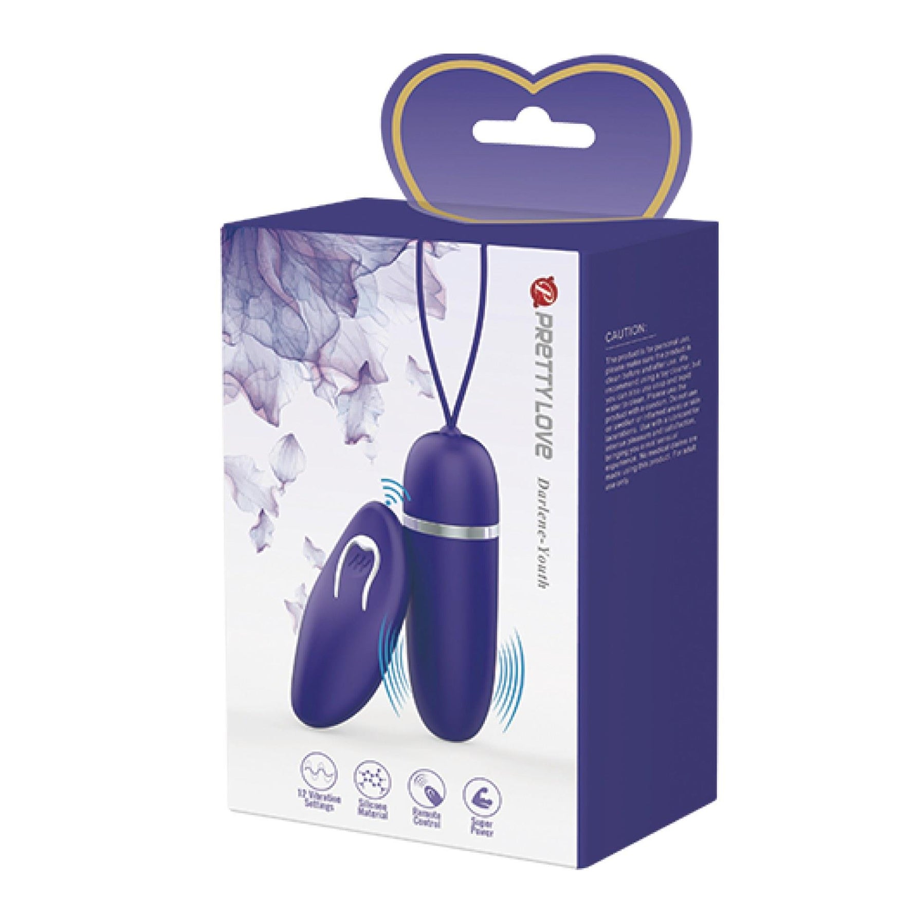 Pretty Love Darlene Mini Vibrator cu Telecomandă Wireless, 12 Funcții