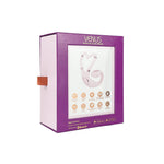 Vibrator Adrien Lastic Venus cu aplicație, roz pal, USB, 11 cm