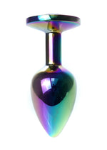 Dop anal cu diamant din oțel inoxidabil MyLove Toys 7 cm