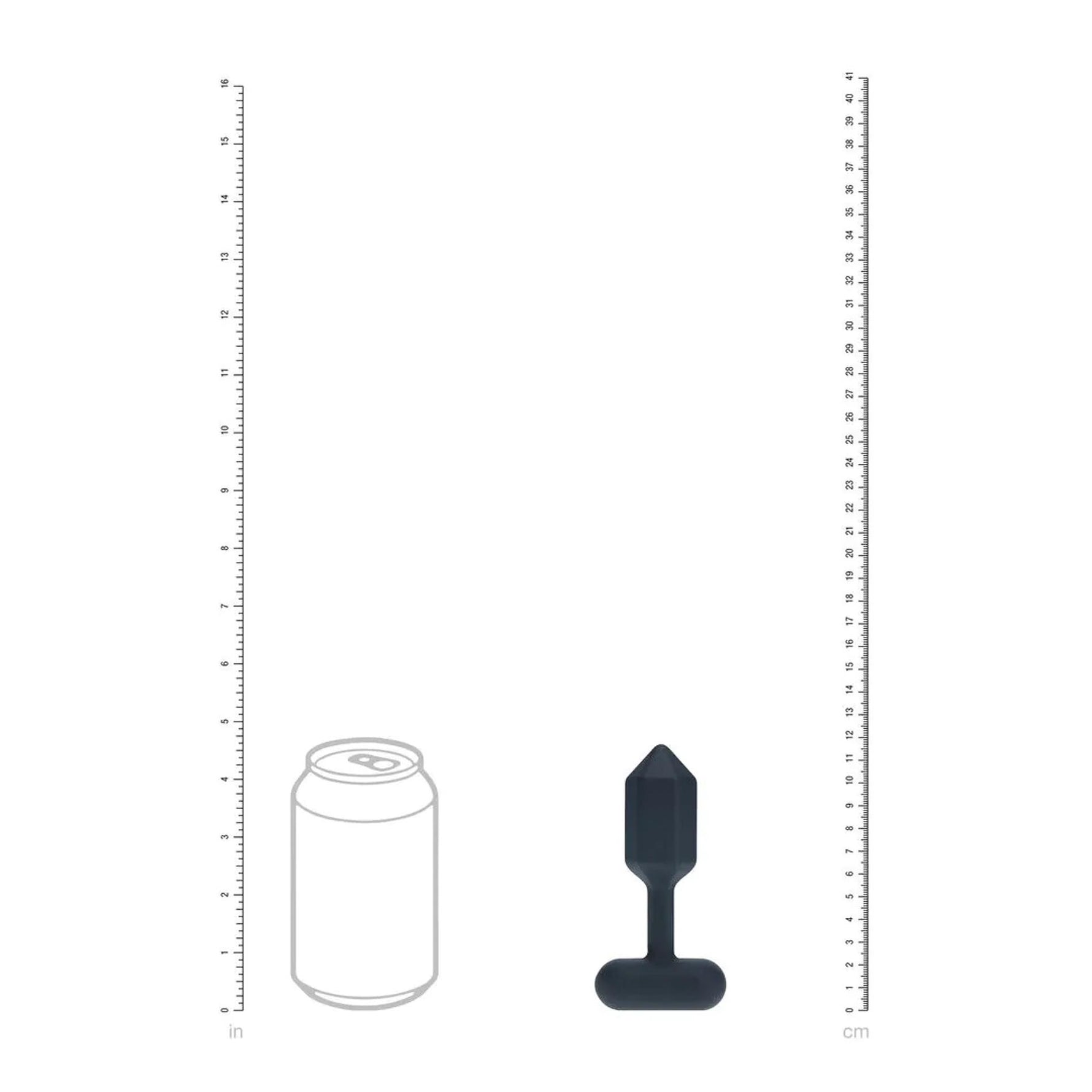 Dop anal vibrant hexagonal din silicon Levelz, negru, S