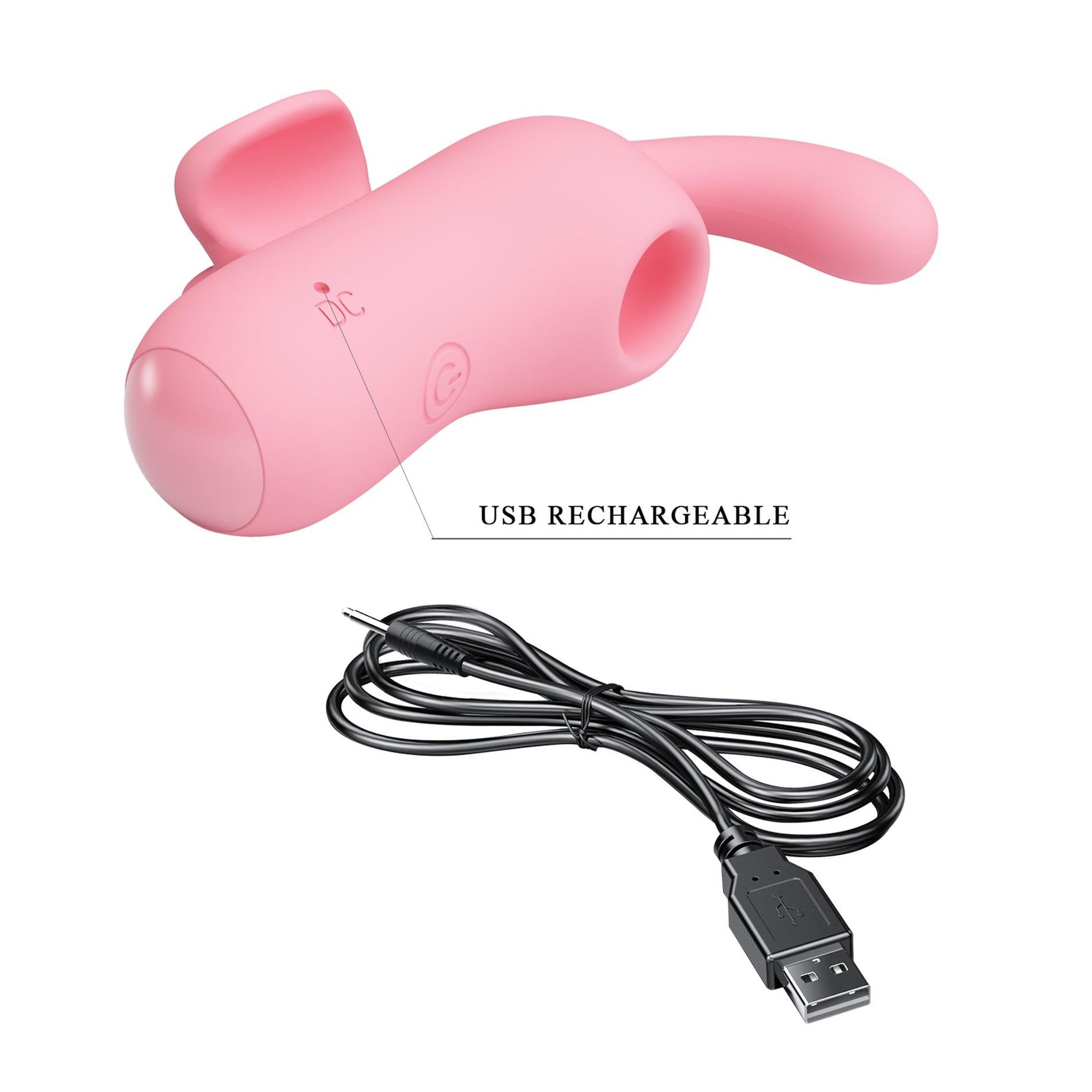 Vibrator cu deget cu dublă stimulare Magic Fairy Pretty Love