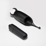 Vibrator mini Crushious O Pet Devil Negru 10 moduri 9-2 cm