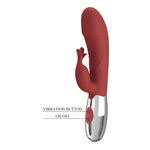 Vibrator Pretty Love Rasmussen din silicon, model iepure, 30 de moduri