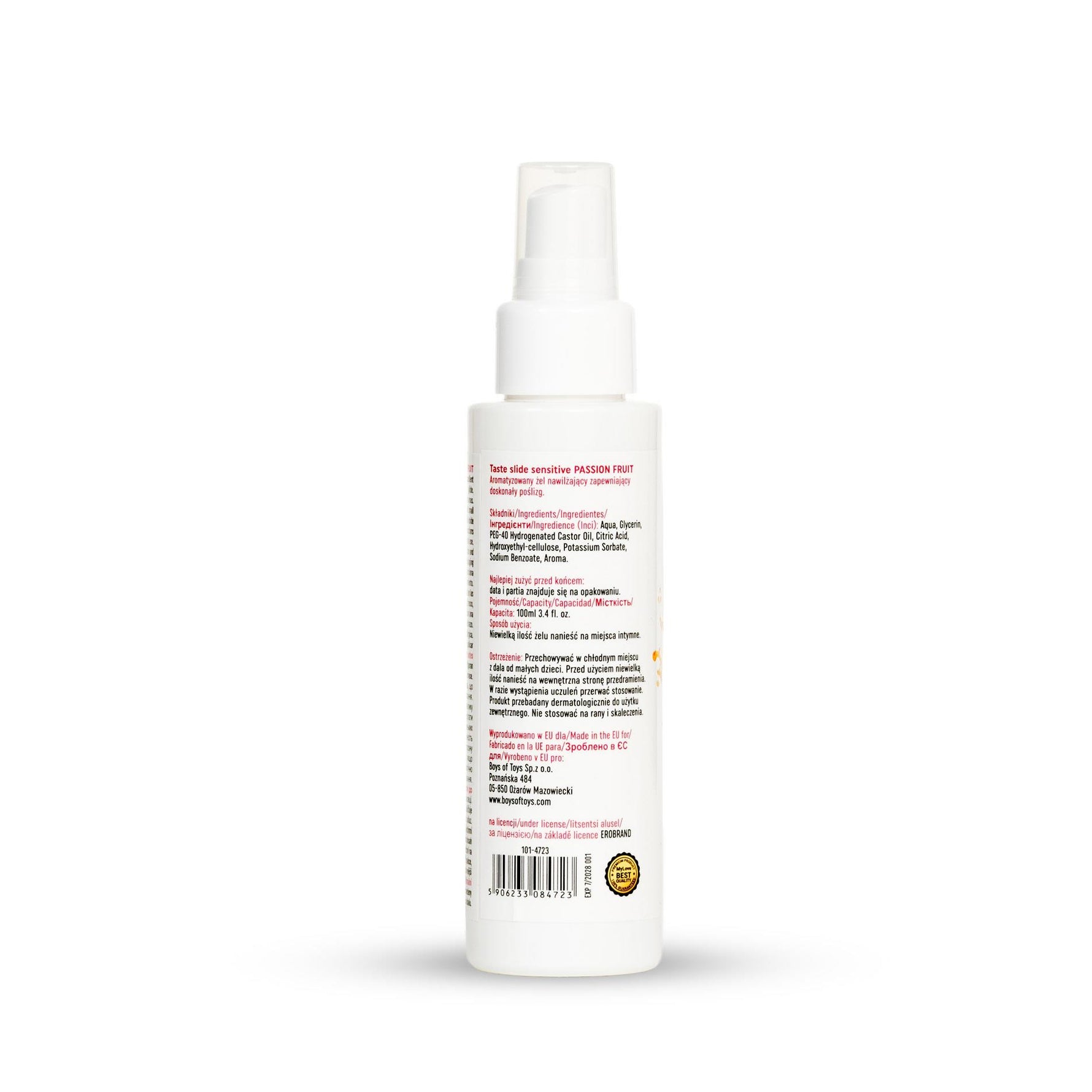 Gel intim MyLove Sensitive cu aromă de fructul pasiunii 100 ml