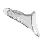 Proteză de penis Pretty Love transparentă TPE 22 cm