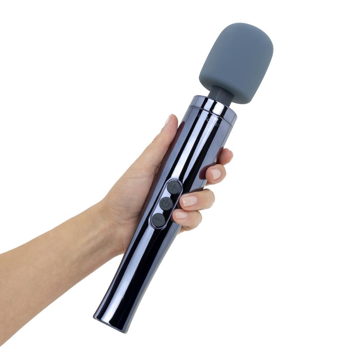 Baghetă de masaj din silicon MyMagicWand gri