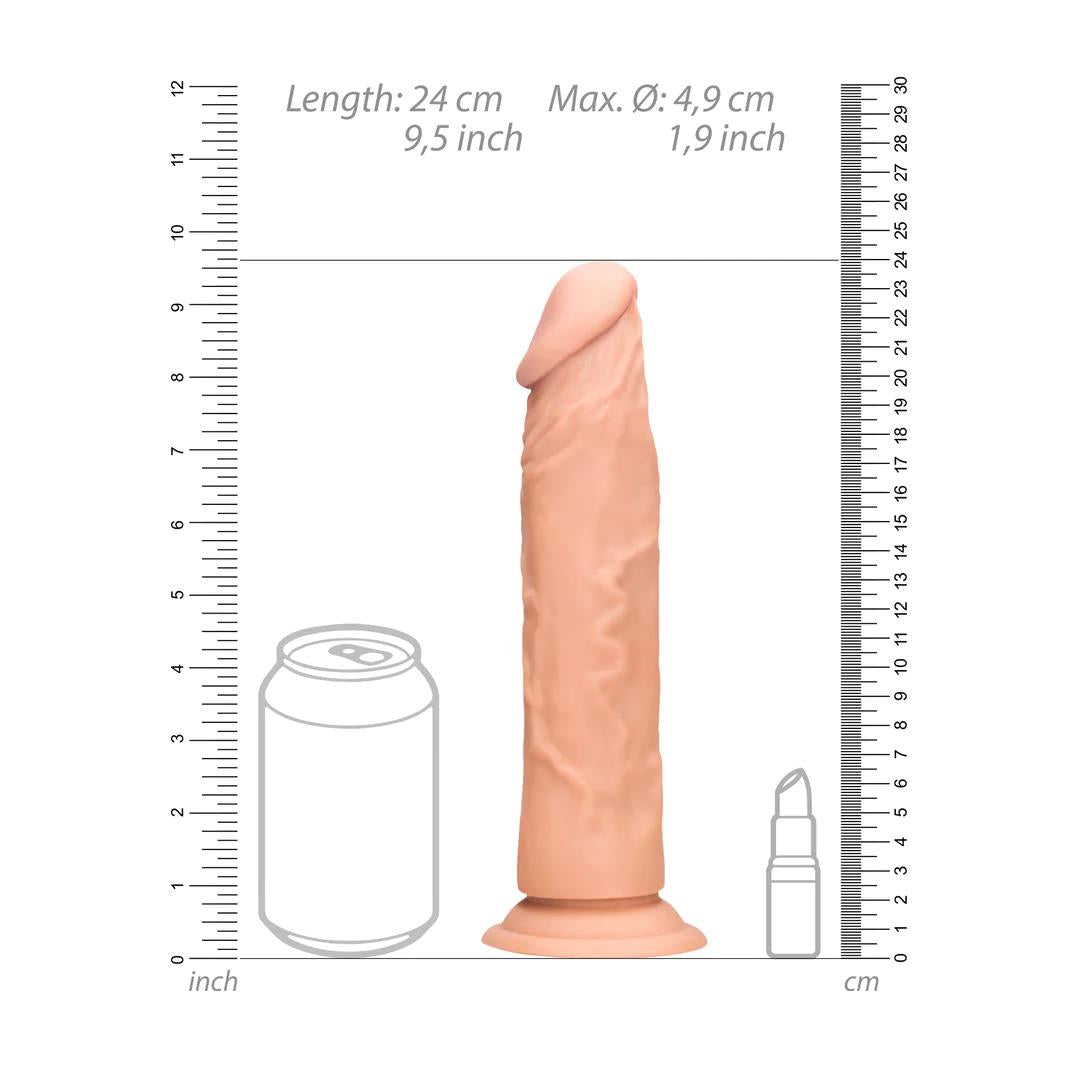Dildo realist RealRock fără testicule 24 cm