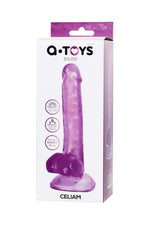 Celiam A Toys Dildo Realist Flexibil Violet 20,5 cm