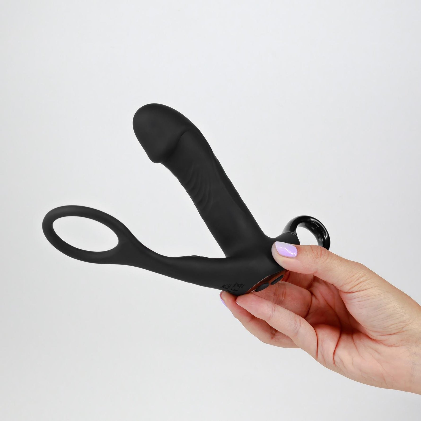 Aparat de masaj pentru prostată Crushious Magoo cu inel și telecomandă USB 14 cm
