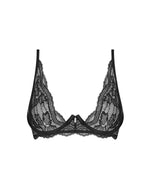 Sutien Nutris Obsessive din dantelă, negru, XL/2XL