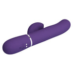 Vibrator Pretty Love din silicon cu formă de iepuraș, 14 funcții, USB