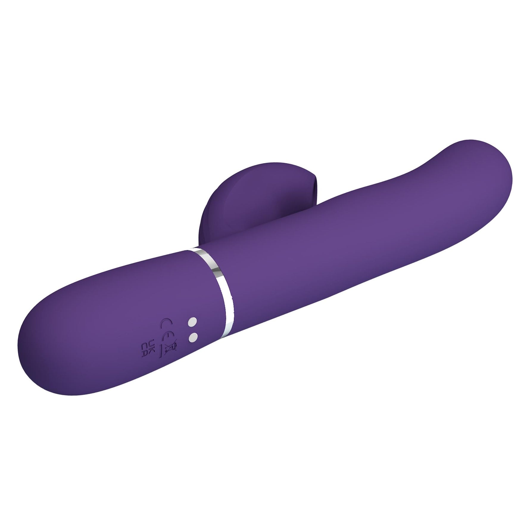 Vibrator Pretty Love din silicon cu formă de iepuraș, 14 funcții, USB