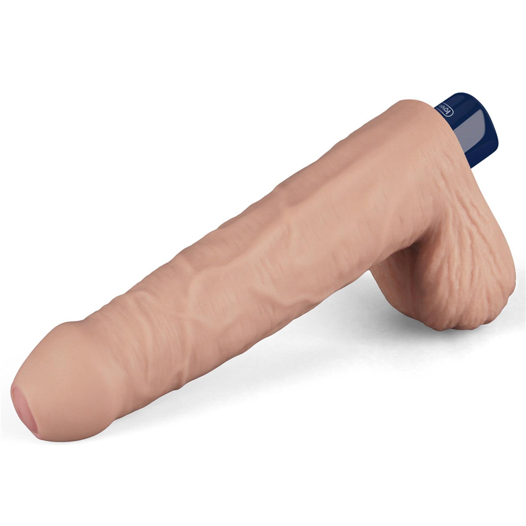Dildo vibrant realist cu USB Lovetoy Real Softee 23 cm Flesh