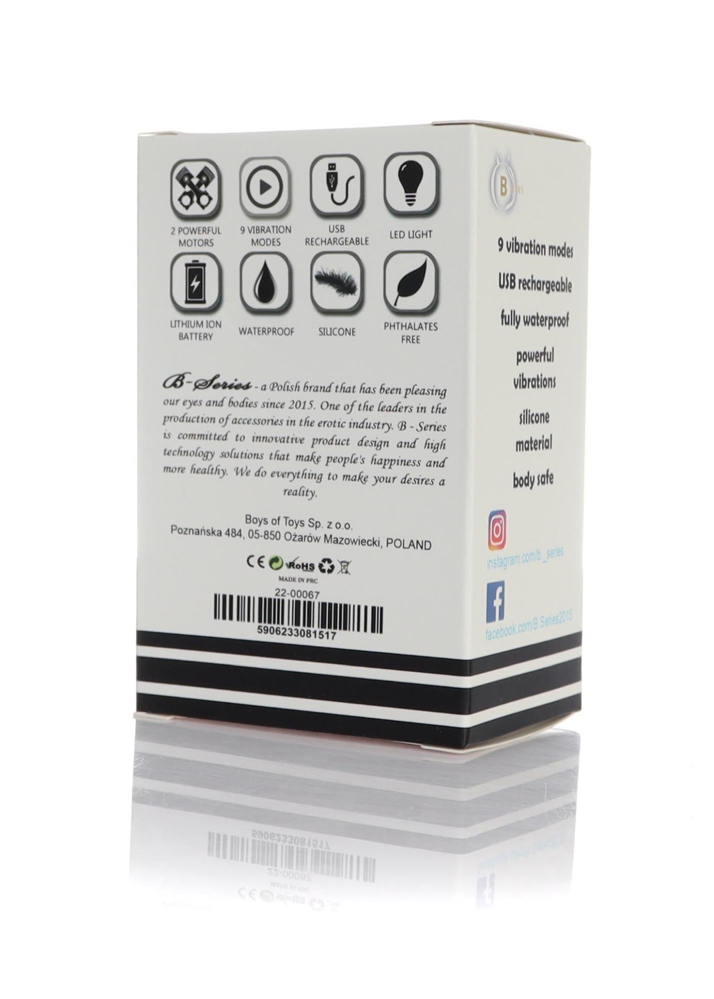 Masaj pentru degete din silicon USB Magic Series B Series, cu 9 funcții
