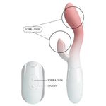 Vibrator Pretty Love Brighty din silicon cu 30 de funcții, în formă de iepuraș