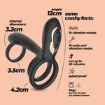 Inel vibrator rotativ Crushious Tornado 12 cm
