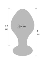 Dop anal din sticlă ToyJoy Brilliant Star, transparent, 9 cm