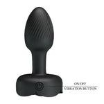 Plug anal vibrant cu LED din silicon Pretty Love Olman, 10 vibrații