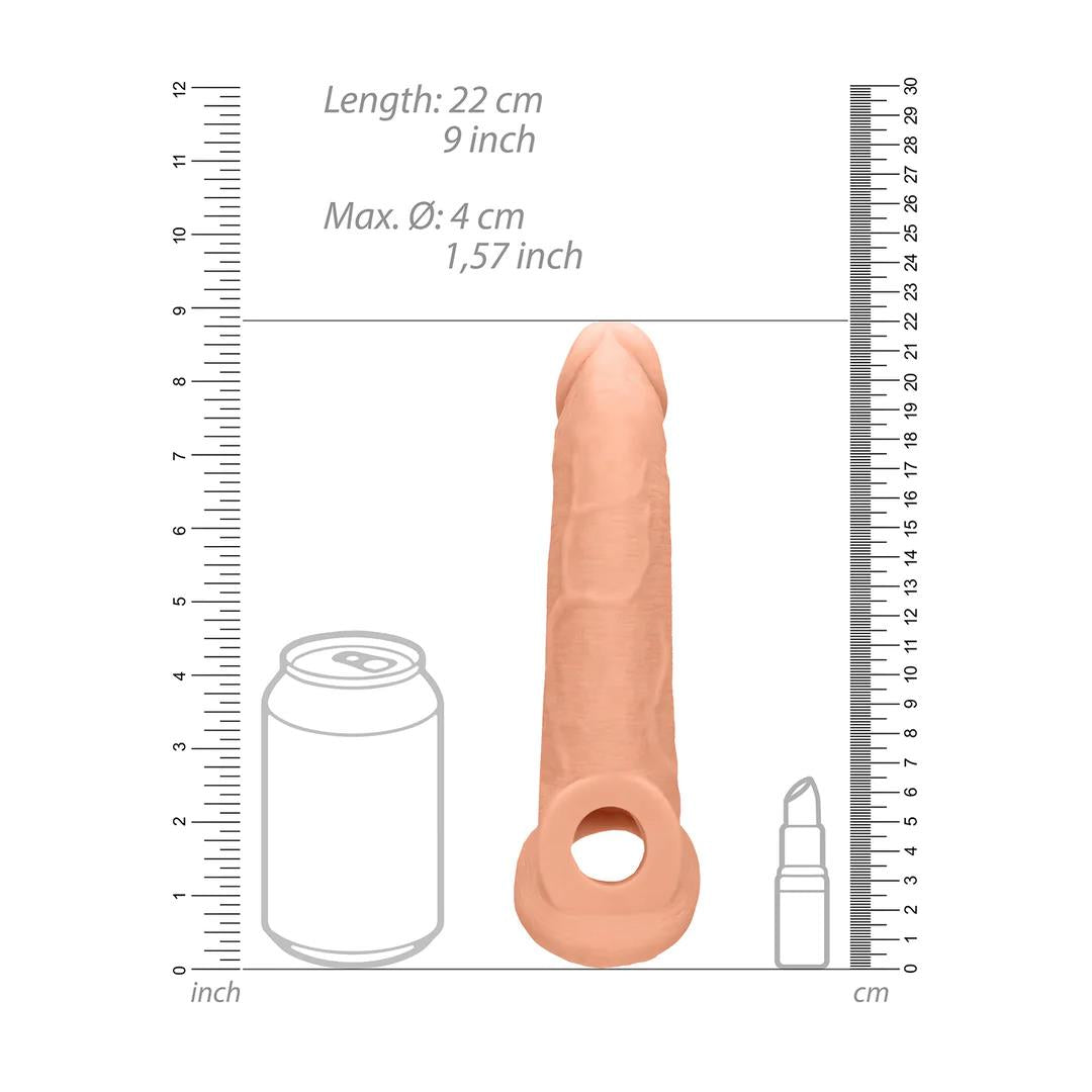 Extensor de penis RealRock realistic TPE 20 cm