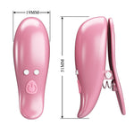 Cleme vibratoare pentru mameloane Pretty Love Cayley roz cu telecomandă