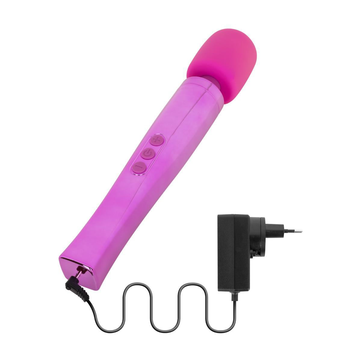Baghetă de masaj MyMagicWand din silicon roz, impermeabilă