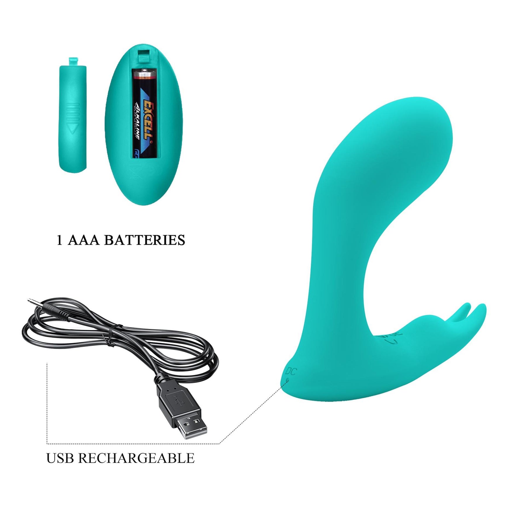 Vibrator dublu cu telecomandă Pretty Love Idabelle