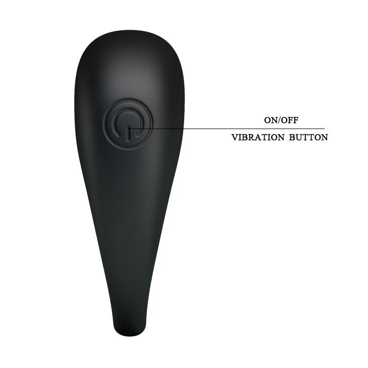 Inel vibrant din silicon Pretty Love TRAP 5,6 cm