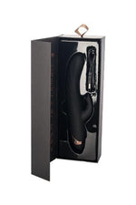 Vibrator WANAME D Splash Thunder din silicon, model iepuraș, negru
