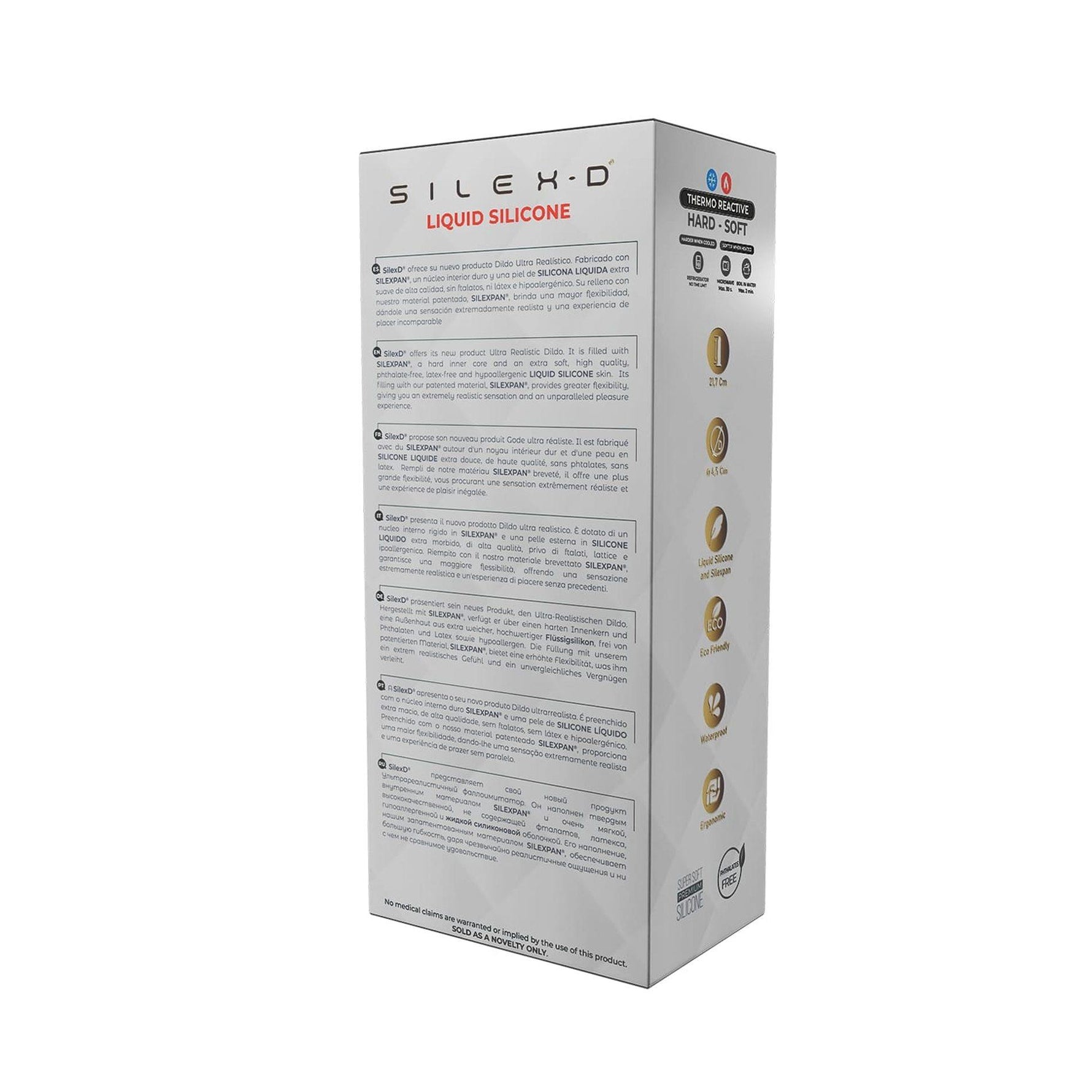 Dildo realist termoactiv Silexd Model 2 23 cm