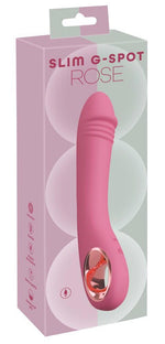 Vibrator USB pentru punct G You2Toys Slim, cu design roz din silicon, 21,4 cm