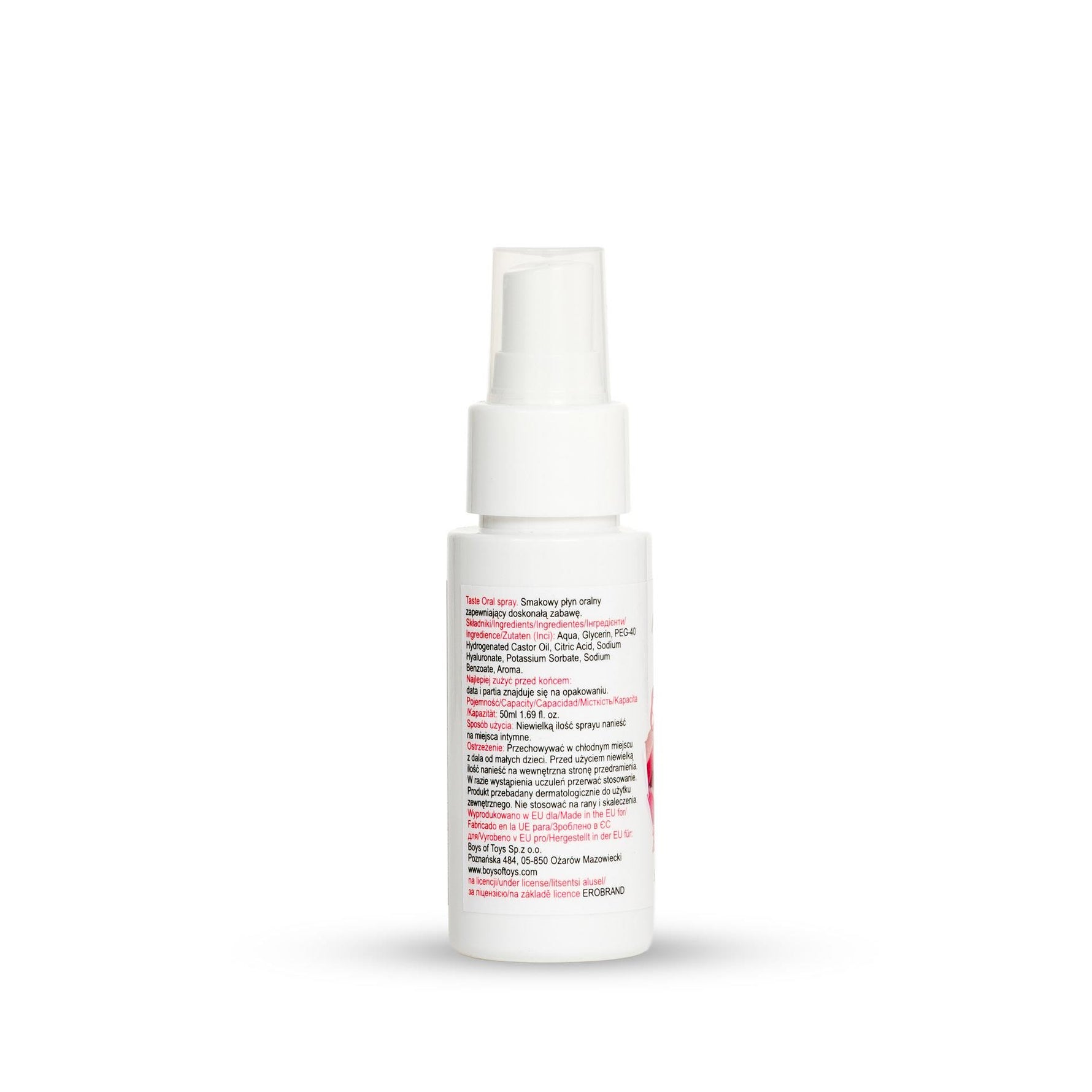 Spray oral cu aromă de căpșuni MyLove 50 ml