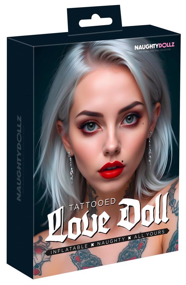 Păpușă gonflabilă NaughtyDollz cu tatuaje 152 cm