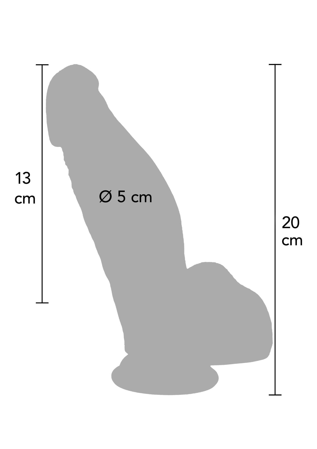 Dildo ultra realist din silicon Hidden Desire 20 cm