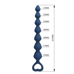 Mr. Play Perle Anale din Silicon Mari, Impermeabile, 27 cm