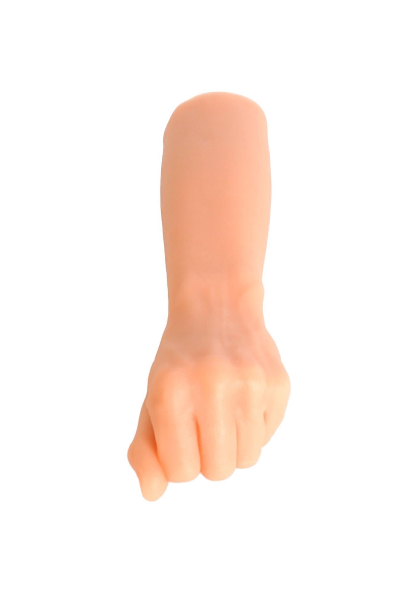 Pumn anal extrem ToyJoy Get Real, culoare deschisă a pielii, 30 cm
