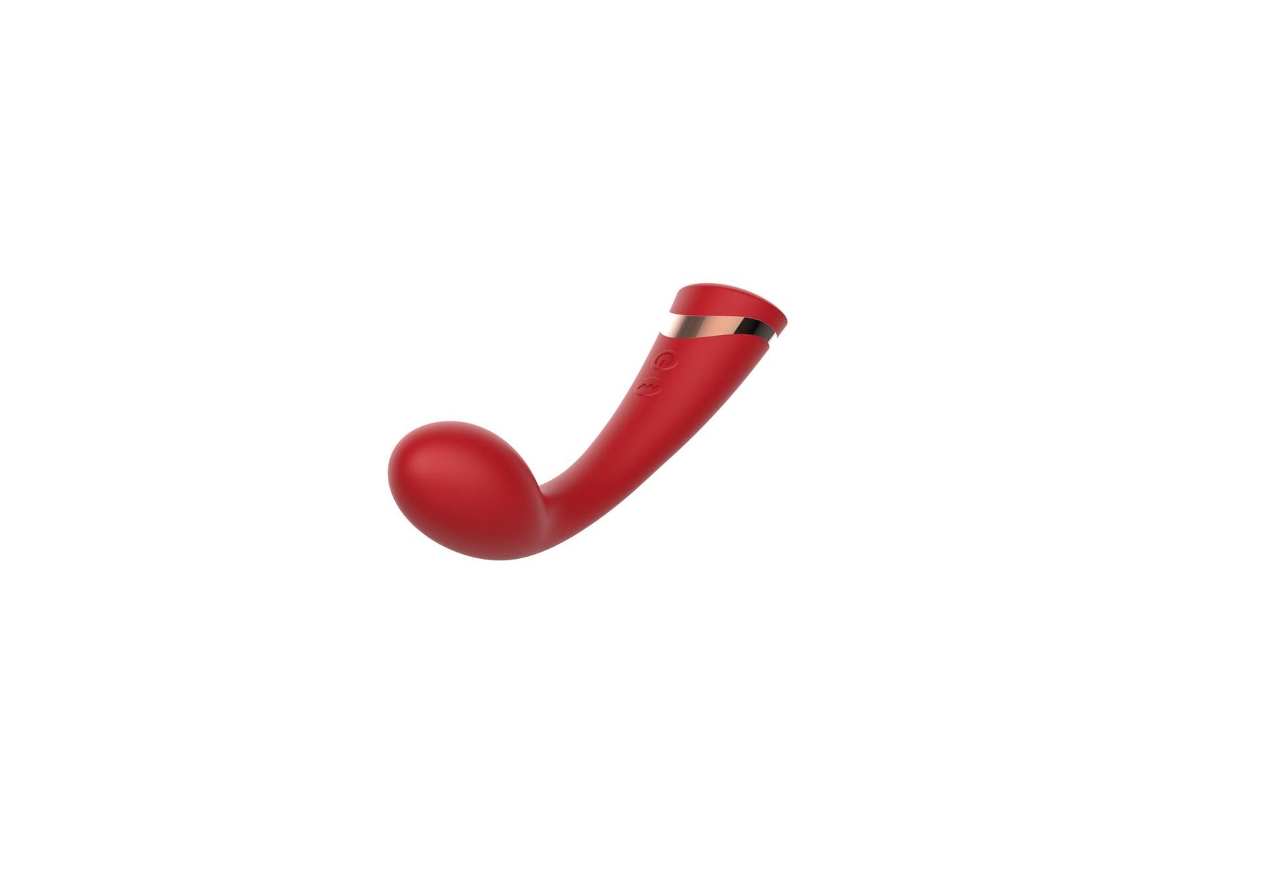 Vibrator USB pentru punctul G din silicon roșu drăguț seria B
