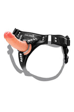 Dildo realist de culoarea pielii, calibru 14 cm, cu ventuză