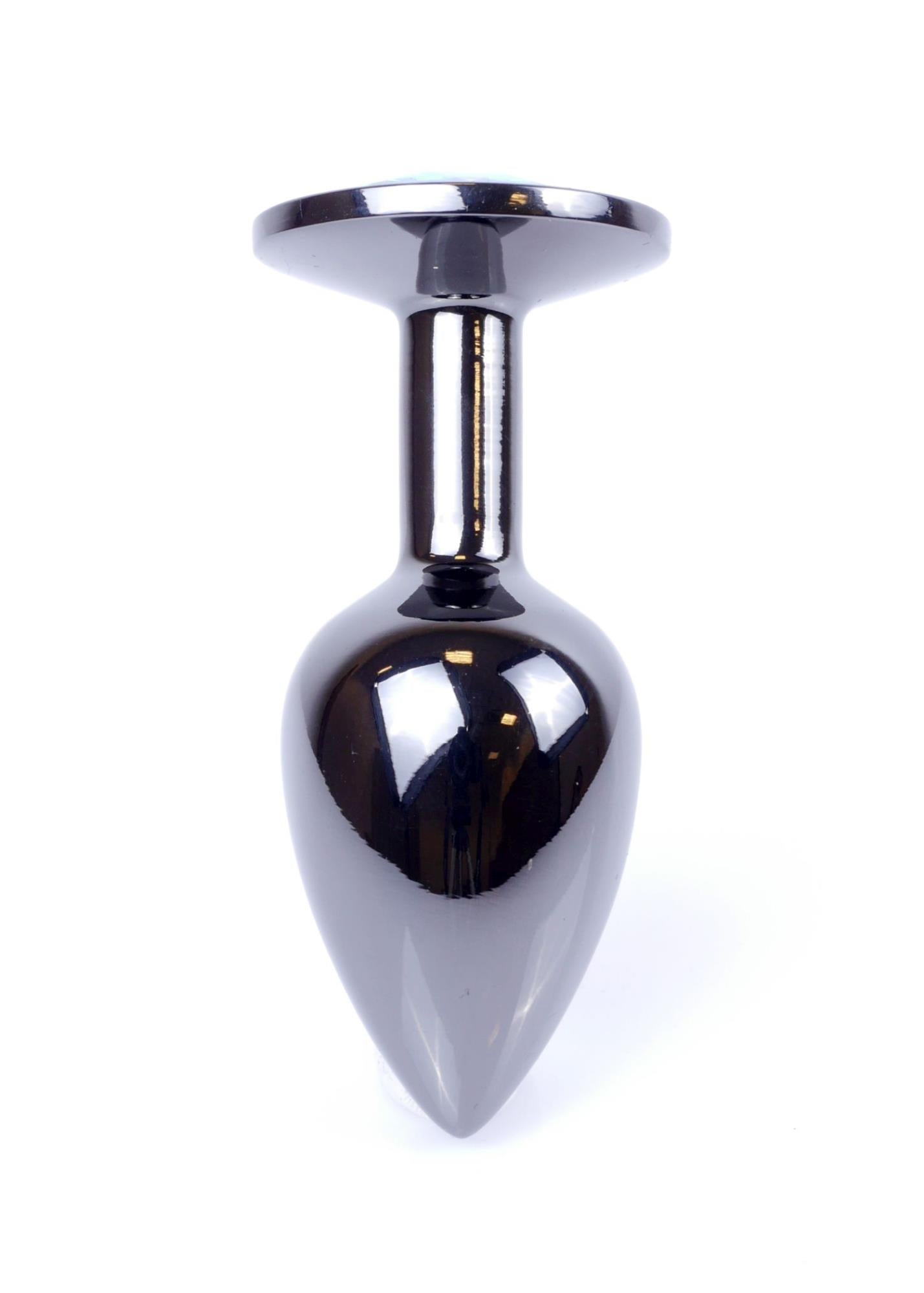 Bijuterie anală din argint cu diamant MyLove Toys 7 cm