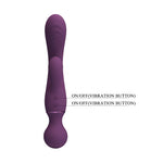 Vibrator USB Pretty Love din silicon, cu formă de iepuraș, 20 cm