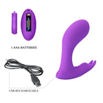 Vibrator pentru punctul G Pretty Love Idabelle, violet, cu telecomandă