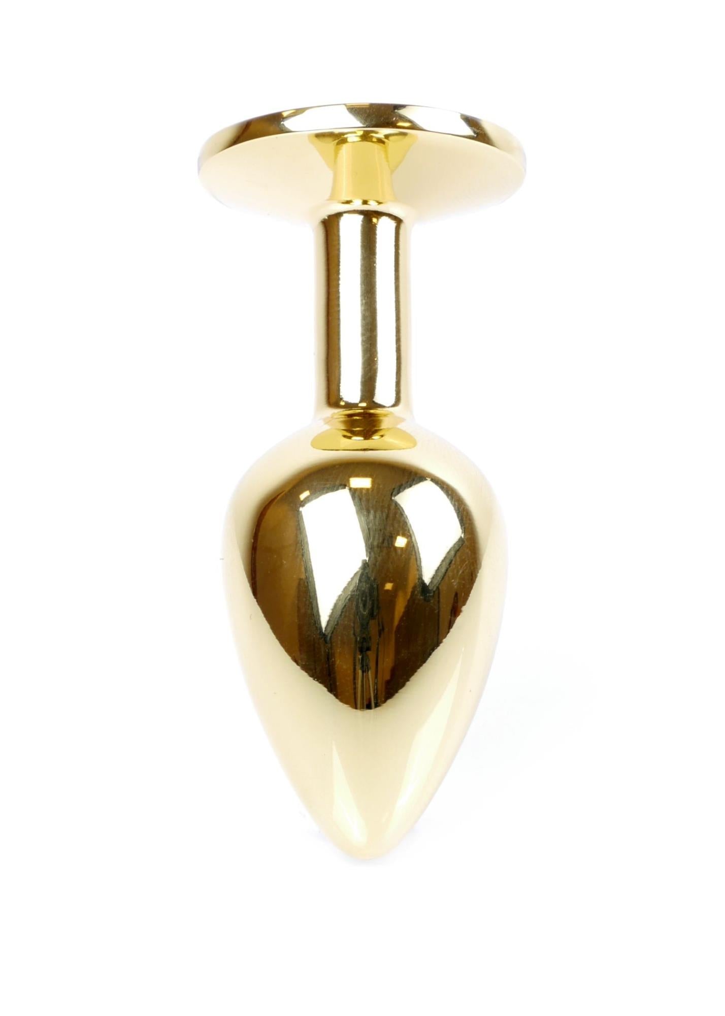 Bijuterii anale din aur cu diamant MyLove Toys 7 cm