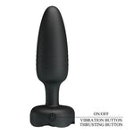Plug anal vibrant Pretty Love Tarion din silicon cu LED, 10 moduri
