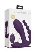 Vibrator anal Kata Vive violet cu telecomandă USB